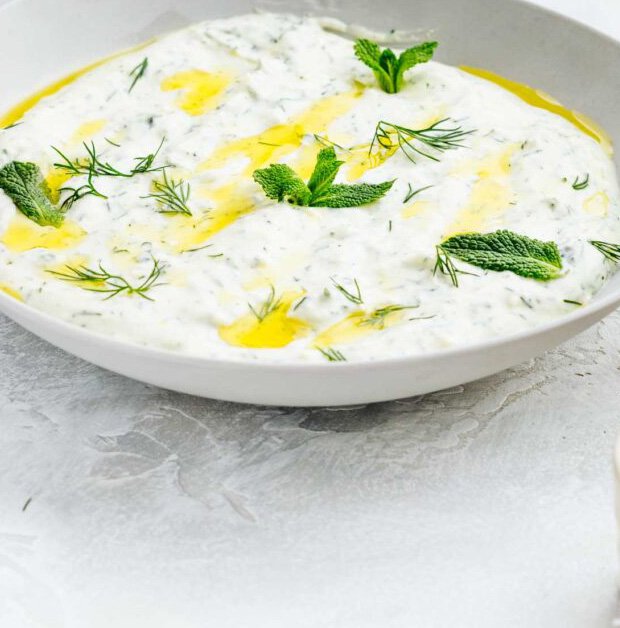 Haydari yogurt