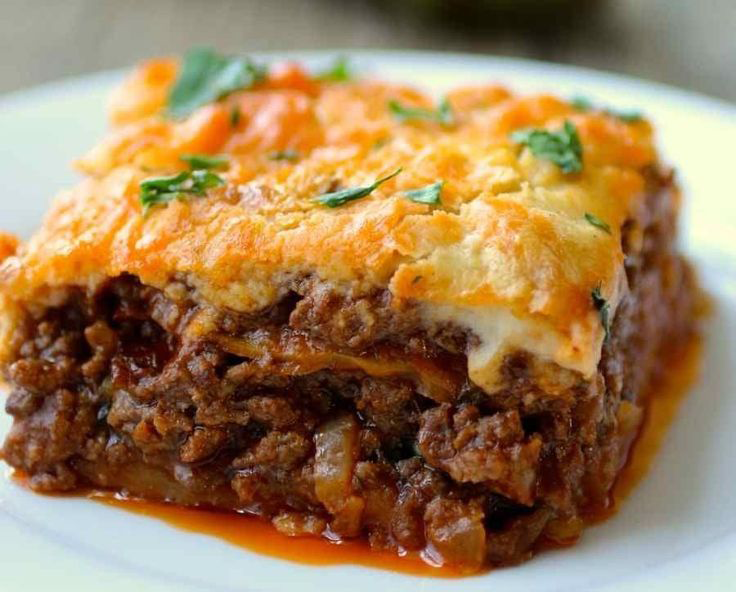 Greek dish Moussaka